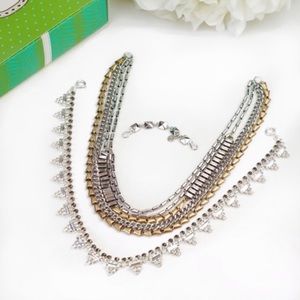 Stella & Dot Sutton Mixed Metal Necklace